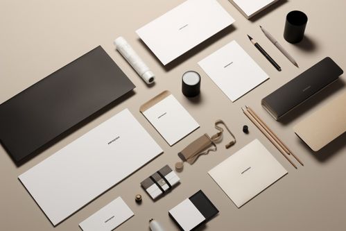 高效构建品牌形象 办公用品VI样机效果图与摄影图下载指南